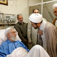 عيادة العلماء والشخصيات للإمام الخامنئي حفظه الله في المستشفى